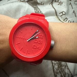 Diesel Vibrant Red Timepiece